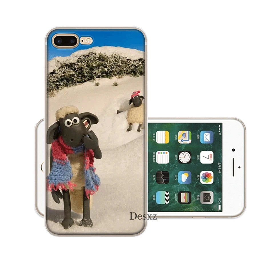 H1 Мобильный телефон чехол для iPhone 7 8 6 6s Plus iPhone 11 Pro X XS Max XR 5 5S SE жесткий чехол Shaun овечья оболочка - Цвет: H1
