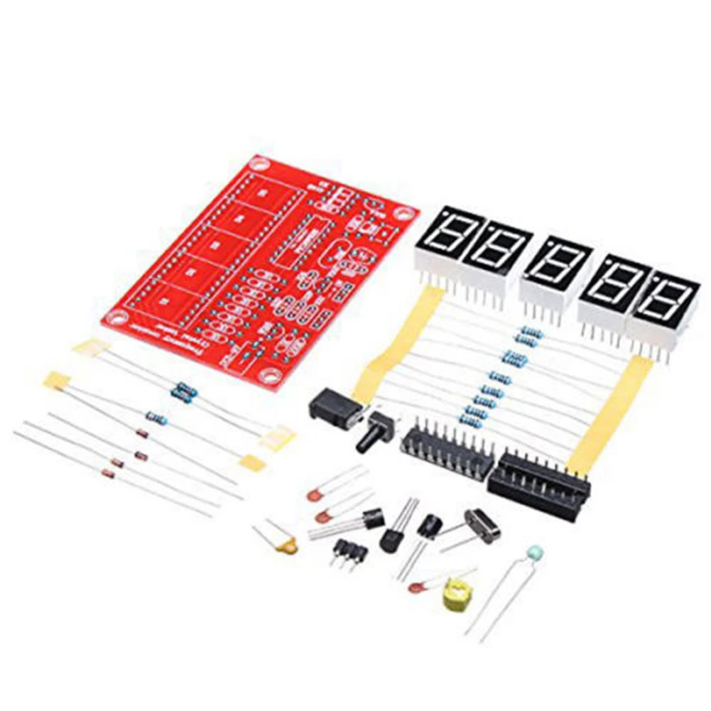 1Hz-50MHz Easy Install Self Assemble Universal Module Board DIY Frequency Meter Kit Crystal Measure Electronic Portable Small |