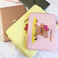tablet case pouch ins cute dog holding ipad tablet liner bag 11 inch13 inch notebook storage bag