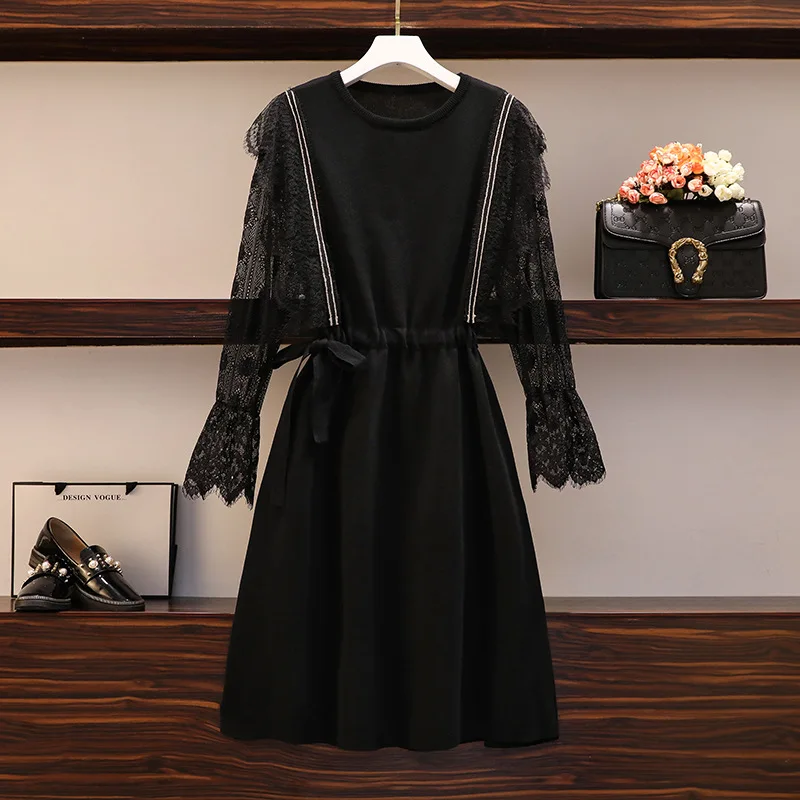

Z 2020 Large Size Dress Autumn New Style Full Body Dress Fashion