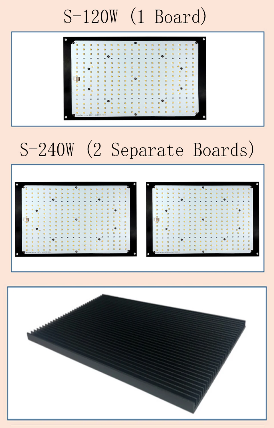 Hydro 120W 240W Samsung Board LM301B SK 3500K Dimmable Led Plant Grow Light Full Spectrum Meanwell Driver for Indoor Greenhouse