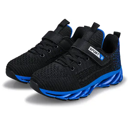 Кроссовки Детские летающие дышащие модная спортивная обувь для бега больших