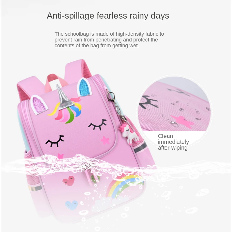 

Cartoon Children Bag Backpack Kindergarten 3D Astronaut Waterproof Oxford Schoolbags Tiger Print Travel Storge Book Bag Knapsack