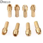 DRELD 8 шт мини-дрель адаптер для патронов 11.62.43.2 мм Dremel мини-Дрель Чак адаптер Латунь цанговый Для Мощность роторный инструмент