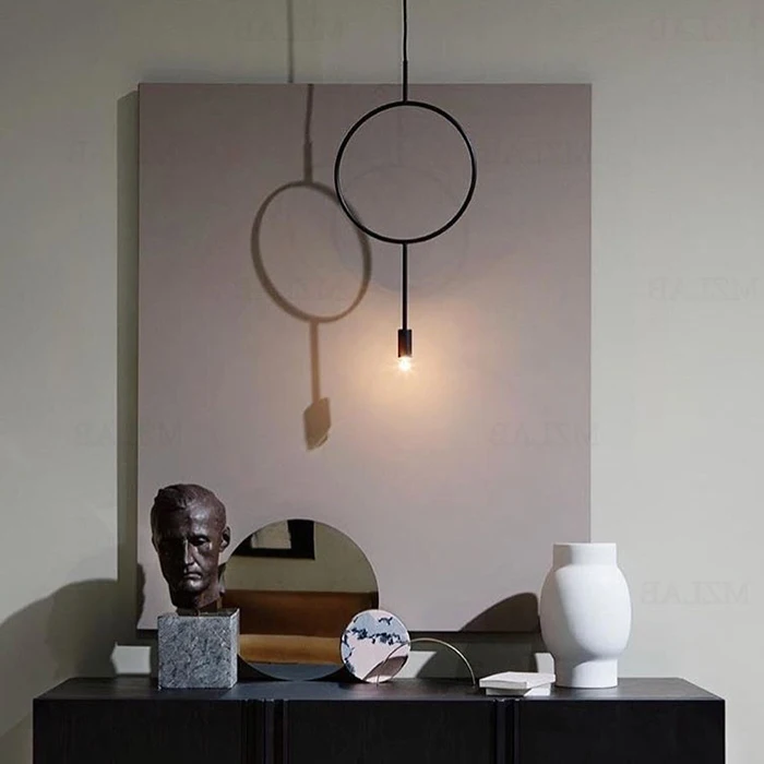 

nordic creative led aluminum biscuit chandelier post-modern bar bedroom restaurant decorative light cosmos lights free shipping