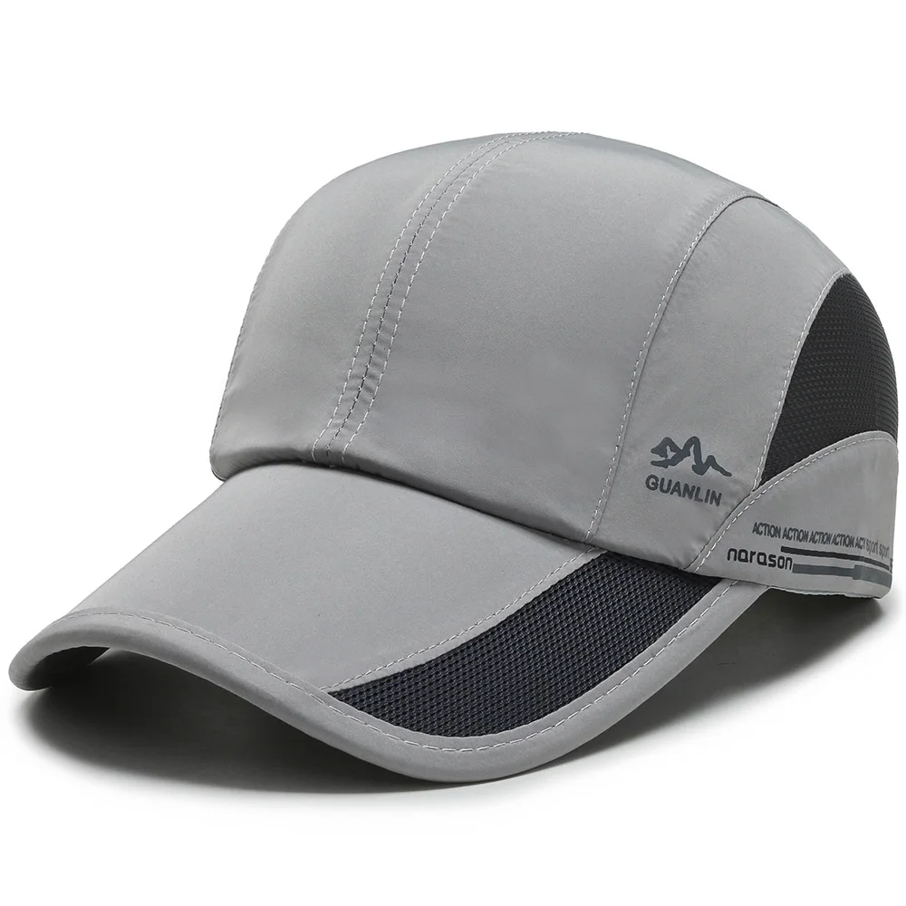 

Summer Outdoor Sun Hats Quick Dry Waterproof Golf Fishing Cap Adjustable Unisex Baseball Caps