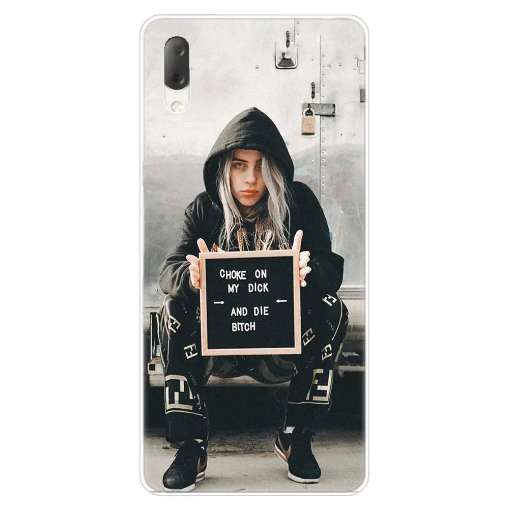 Billie Eilish Мода жесткий чехол для Sony Xperia L1 L2 L3 X XA XA1 XA2 XA3 ультра 10 плюс E5 XZ XZ1 XZ2 компактный XZ3 XZ5 2 20 крышка