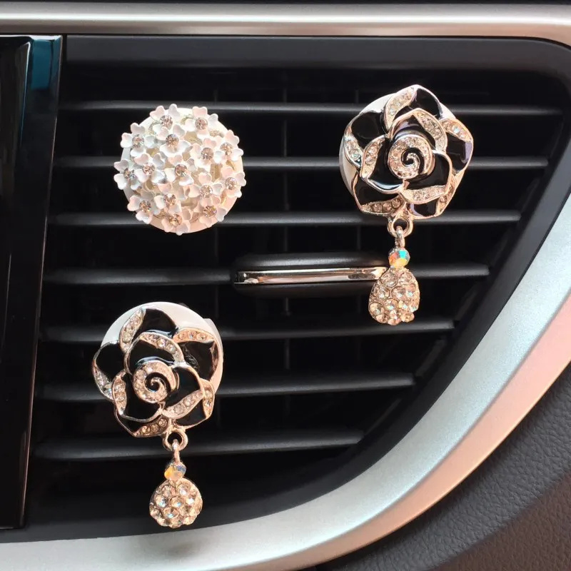 1 шт. подвеска в виде цветка камелии украшение для автомобильного парфюма