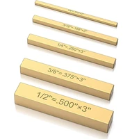 brass height gauges set saw height gauge 5 piece lasing engraved size marking for router and table saw accessories