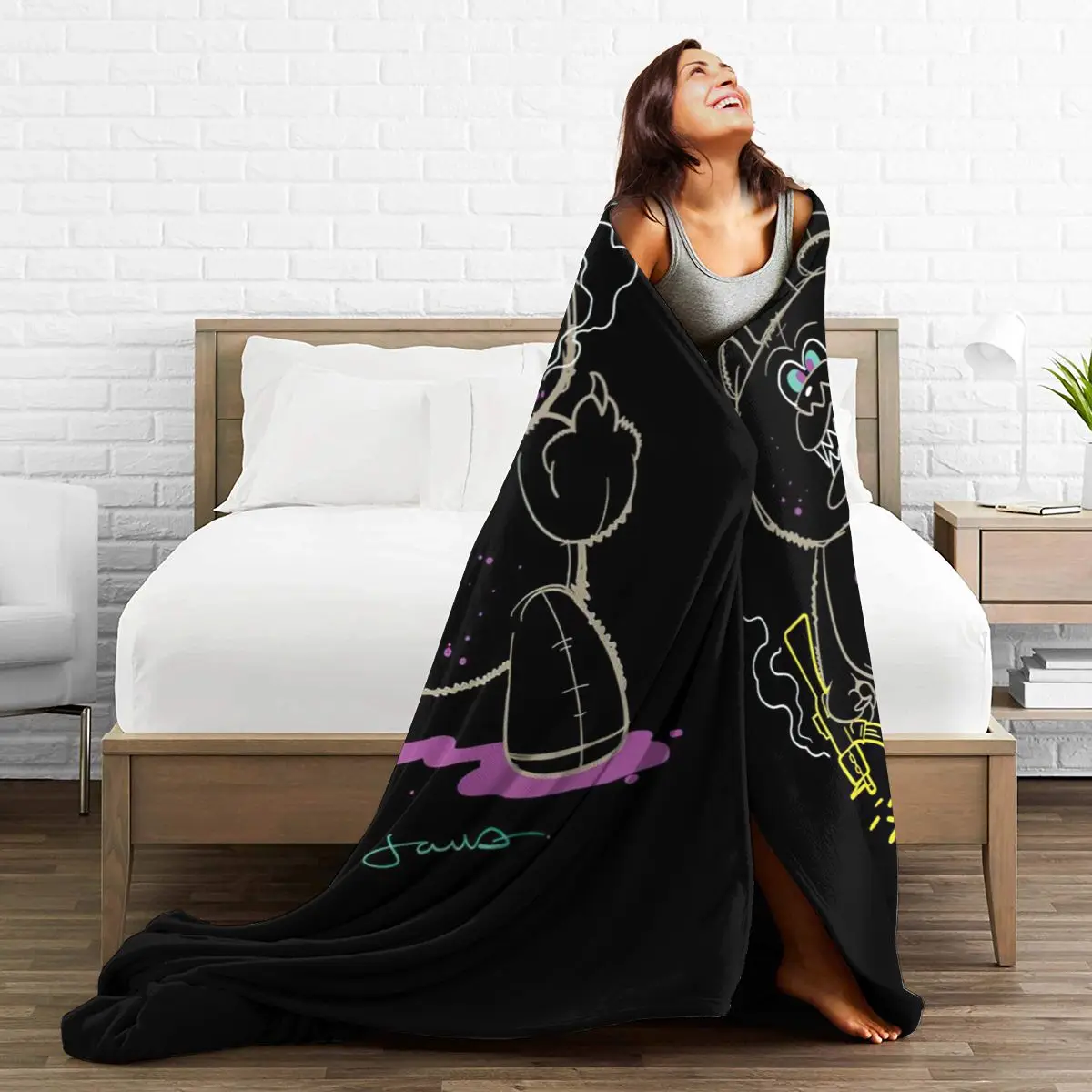 

Ultra Soft Sofa Blanket Cover Blanket Cartoon Cartoon Bedding Flannel plied Sofa Bedroom Decor for Children and Adults 278696346