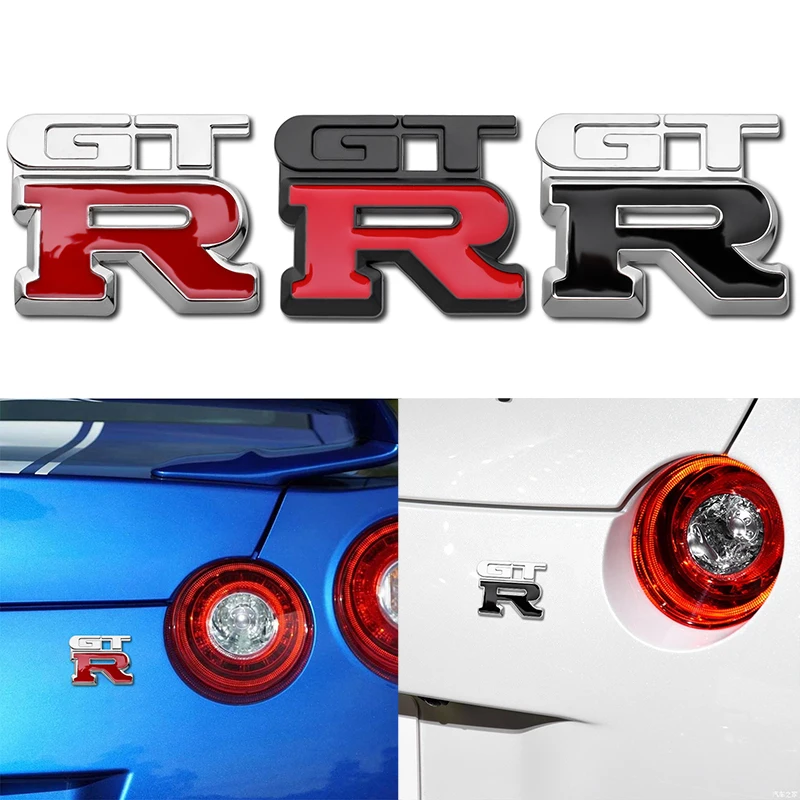 1 шт. 3D металлический GTR автомобильный значок эмблема наклейка Наклейка для Nissan
