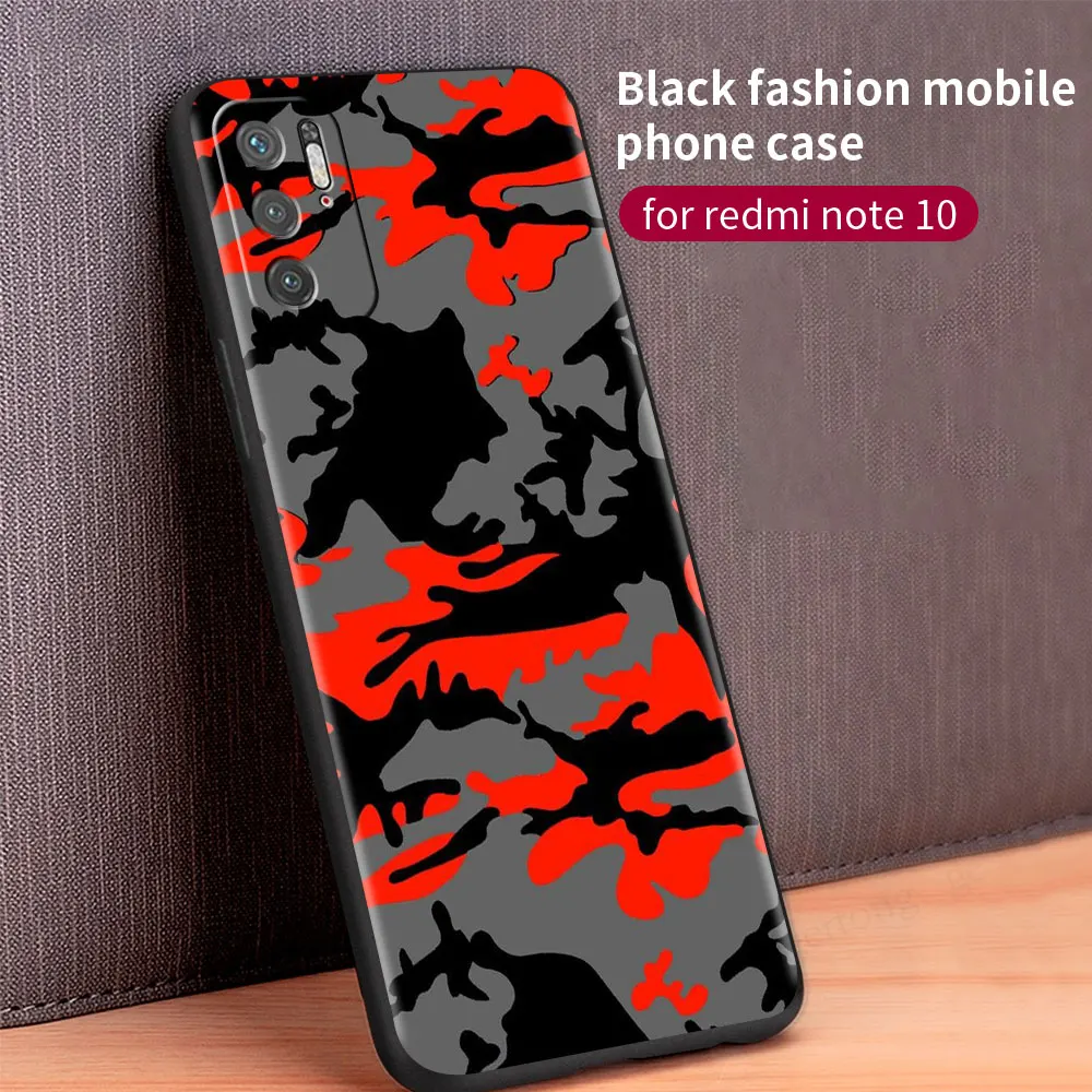 Противоударный чехол для Xiaomi Redmi Note 10 9 Pro 8 9S 7 9C 10S 9A 8T K40 7A 9T силиконовый телефона