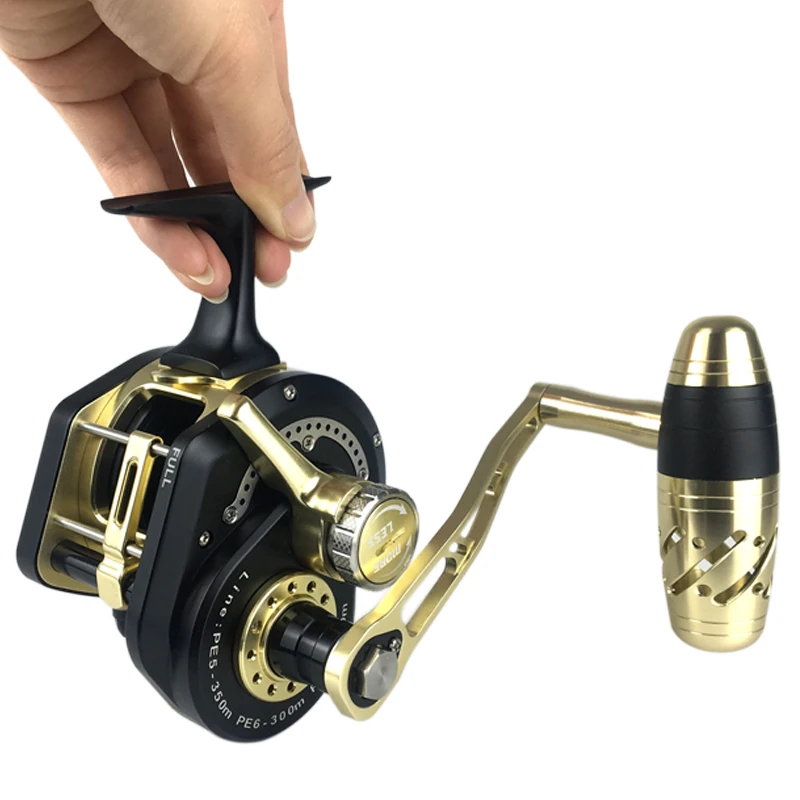 

Topline Tackle 32kg Underhead Jigging Reel 11 Bearings Saltwater lever Drag Reels Trolling Jigging Reel for Sea Fishing