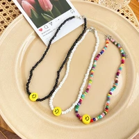 boho style ladies chain necklace color personality clavicle chain lightweight womens exclusive necklace pendant necklace