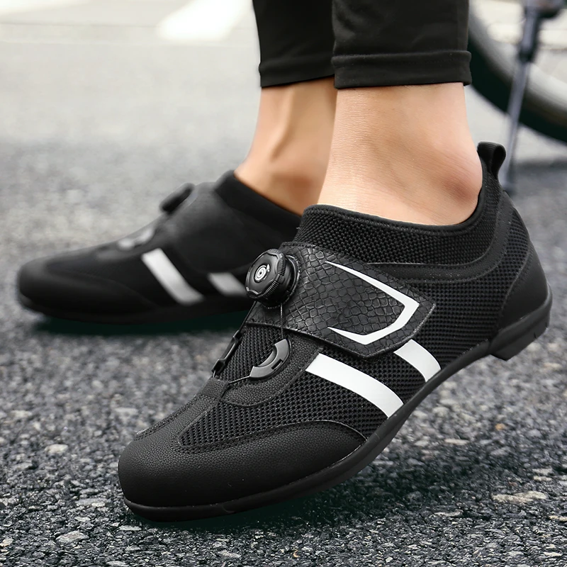 

Non-Locking Road Cycling Shoes Sapatilha Ciclismo Mtb Black Men Sneakers Women Mountain Bike Sport Superstar Original Shoes