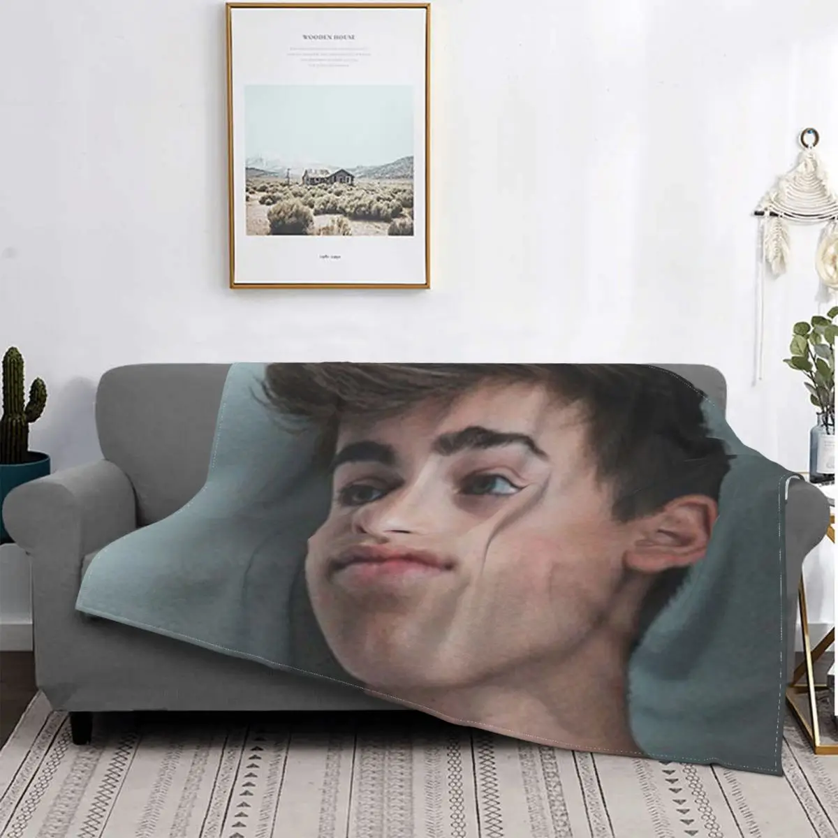 

Хлопчатобумажная рубашка с принтом Джонни Орландо, хлопчатобумажная рубашка для камеры, мягкая рубашка