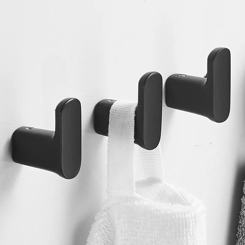 Золотистый односторонний крючок для кисти Твердый латунный пальто задней двери