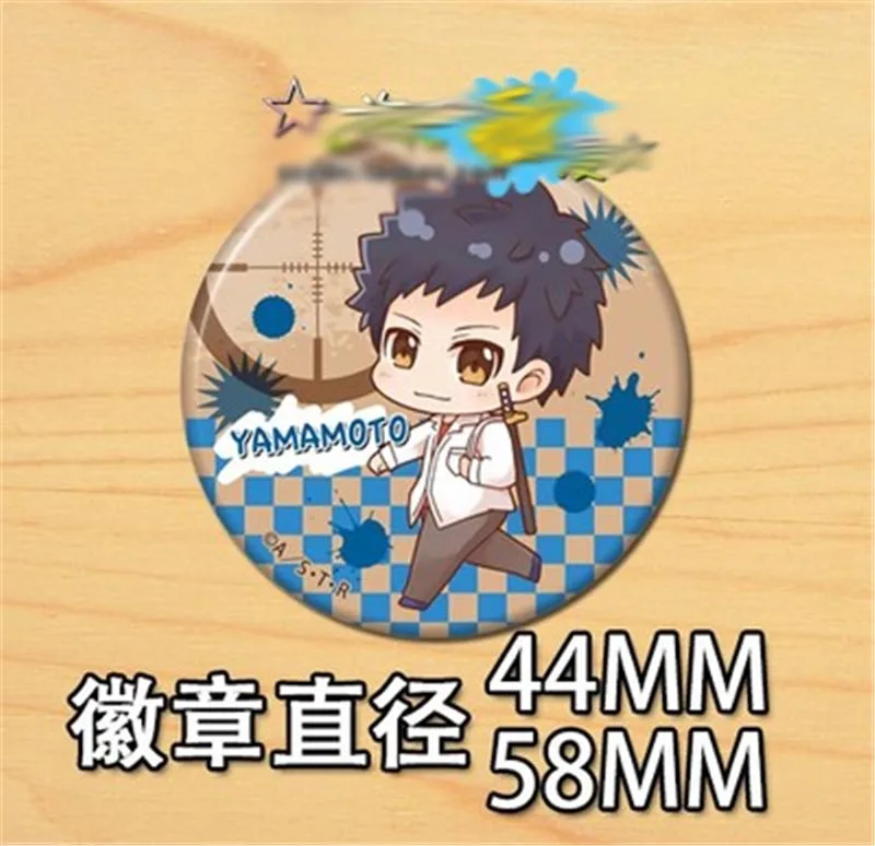 7 шт. заколки для рюкзаков и сумок с героями мультфильмов аниме kateario Hitman коллекция