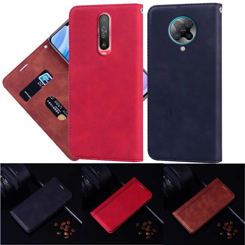 

Чехол-книжка для Xiaomi Redmi K30 Ultra, из искусственной кожи, с 5G защитой