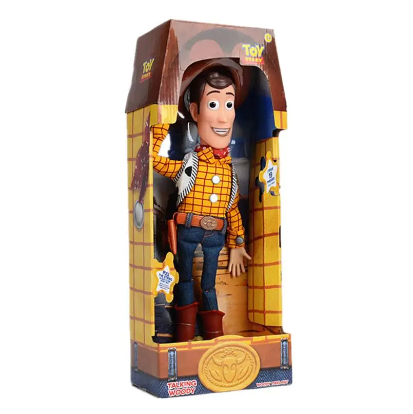 talking woody 1 шт. 30 см История Игрушек 4 говорящий Базз Лайтер экшн игрушка фигурки модель игрушки Детский сувенир Рождественский подарок оригинальная игрушка - Цвет: talking woody