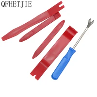 qfhetjie auto parts 5 piece audio disassembly tool set car navigator interior disassembly plastic pickup 4 inch screwdriver