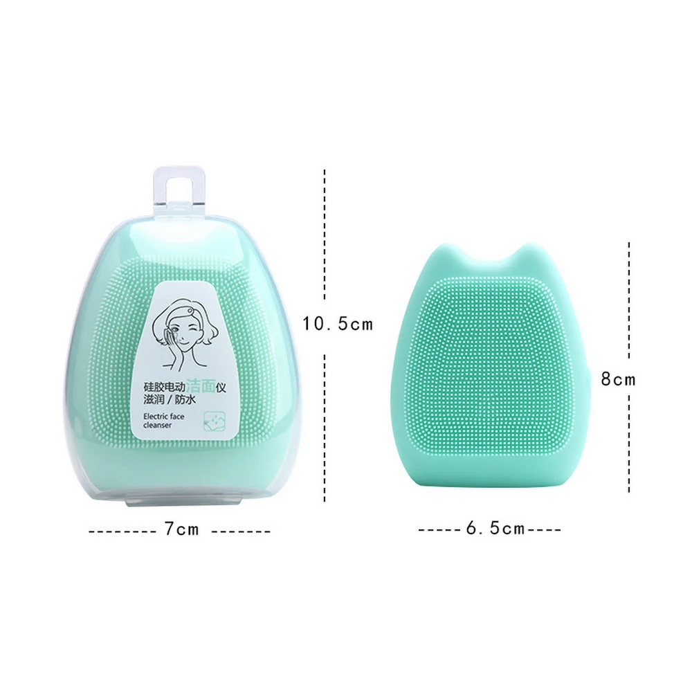 Электрическое Силиконовое очищающее средство для лица Очищающая щетка