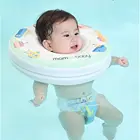 Ненадувной поплавок для новорожденных, Шейная плавательная круглая игрушка для купания в бассейне и ванной, забавные игрушки для новорожденных