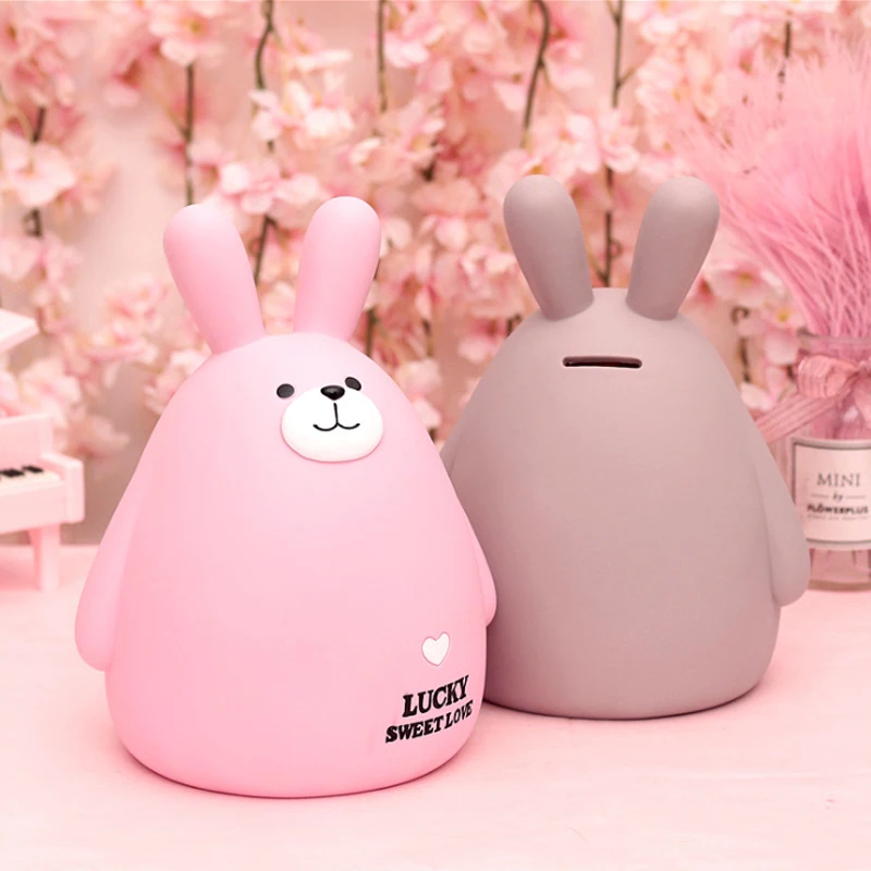 Милый кролик милый медведь копилка большой емкости Детская мультяшная коробка