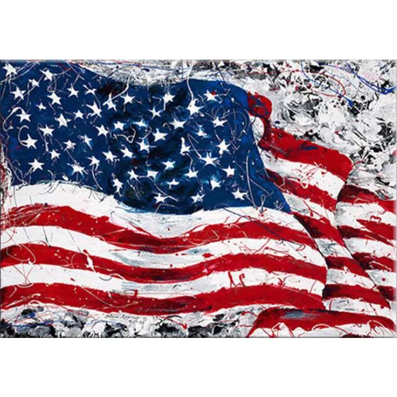 

5D Diy Алмазная картина с изображением американского флага 3D Алмазная мозаика камни в форме ромба/круглый Рождественская Алмазная вышивка, ху...