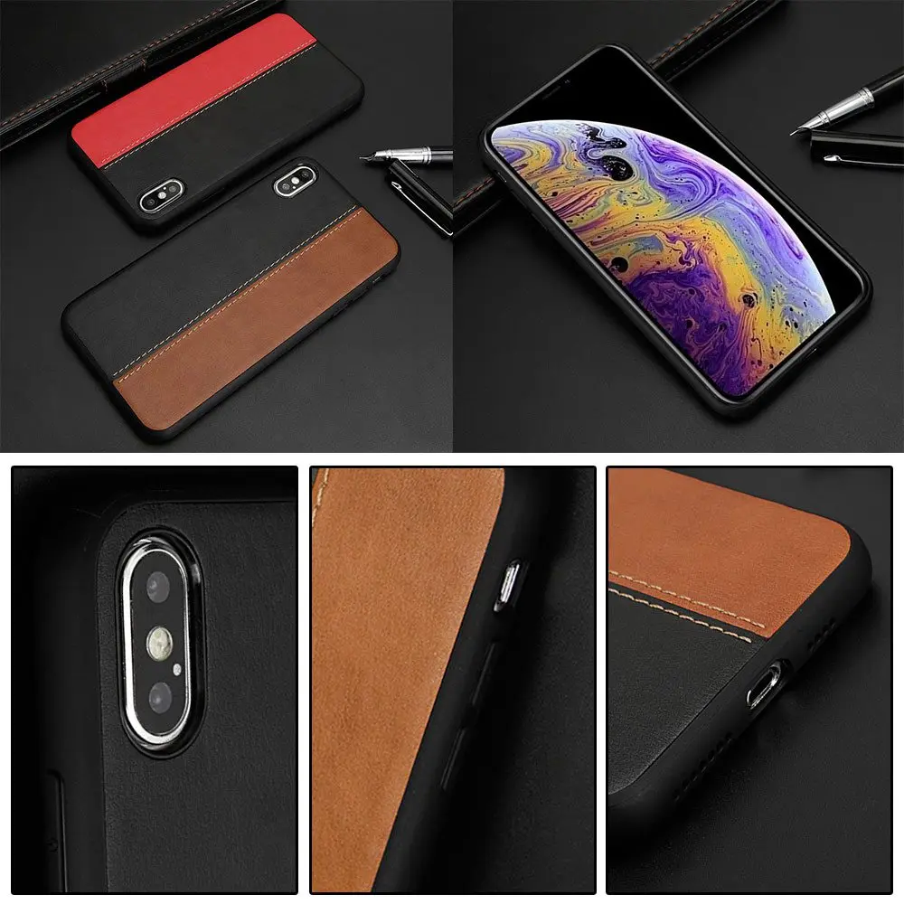 Роскошный чехол KISSCASE для iPhone XR XS Max X 7 8 Высококачественный винтажный кожаный