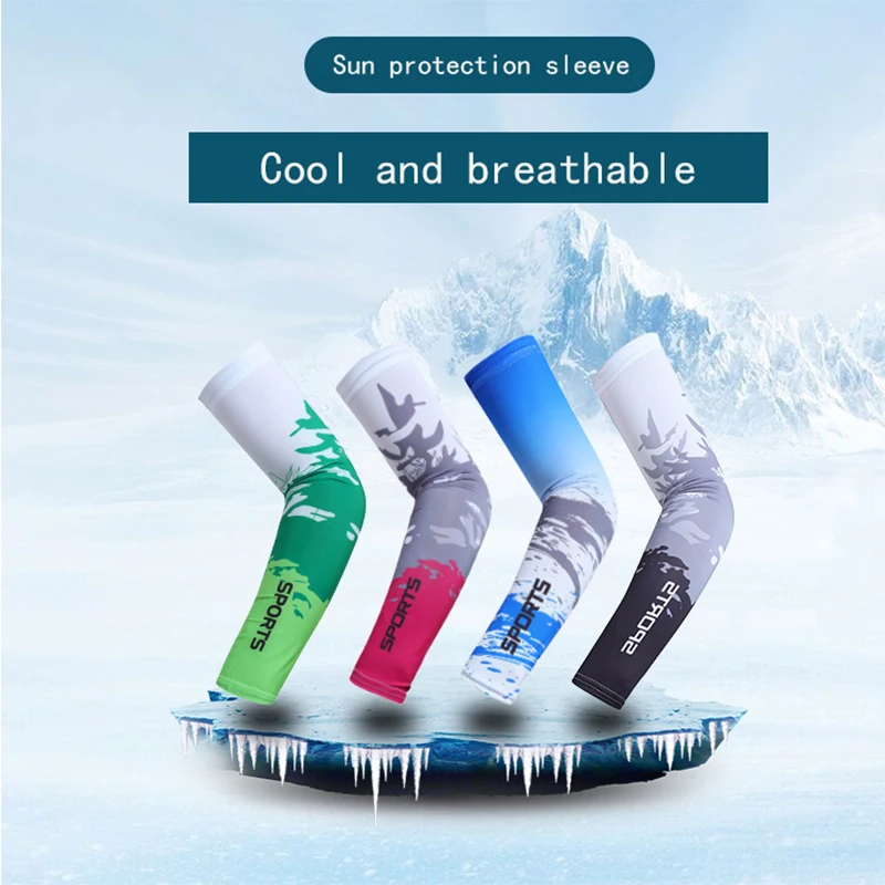 

2 pcs sleeves Fishing cycling running outdoor sports arm guard breathable sun protection sleeve arm sleeves sun uv protection