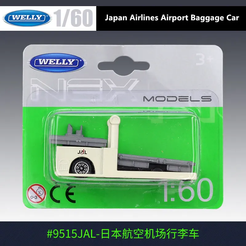 Модель автомобиля WELLY 1:60 модель японского авиационного аэропорта багажа литье