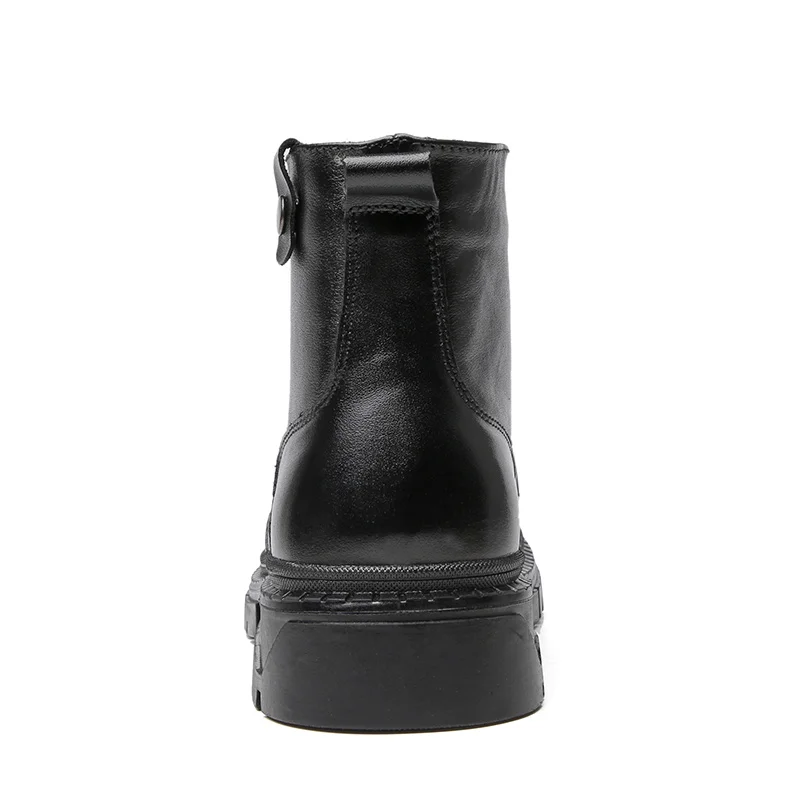 Мужская обувь из натуральной кожи модные уличные походные ботинки на шнуровке