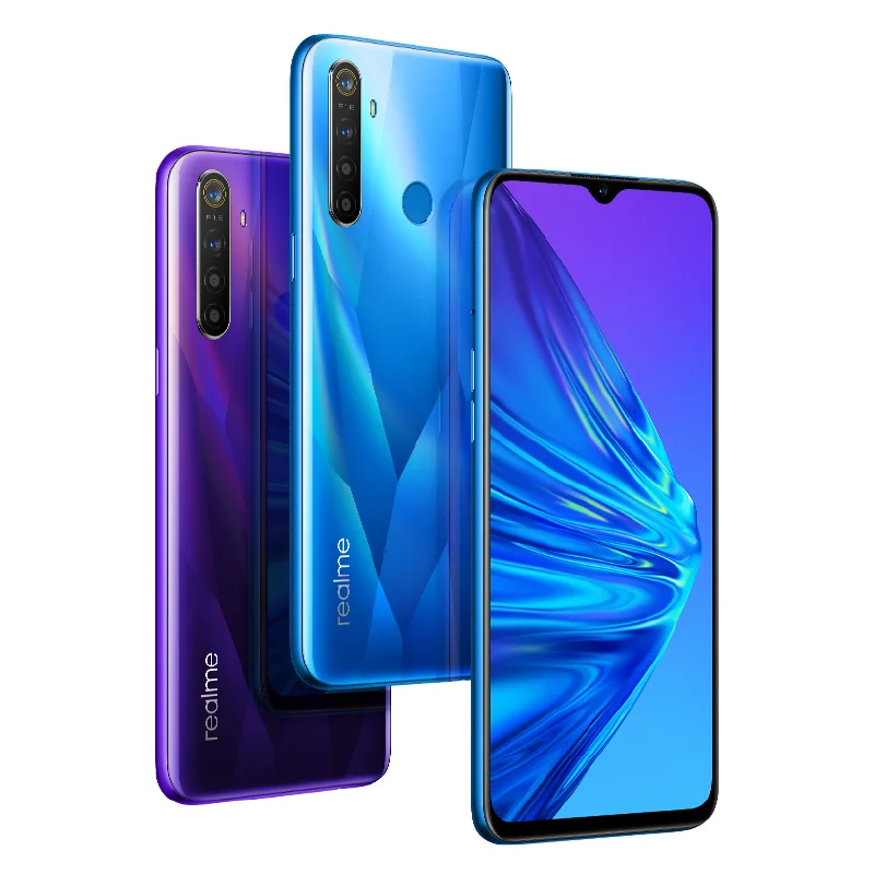 Смартфон realme 5 64 ГБ квадрокамера емкий аккумулятор 5000 мАч NFC официальная