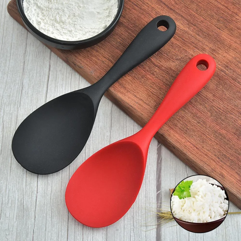 

Kitchen Utensils Cooking Spoon Spatula Non-stick Cookware Silicone Spatula Silicone Kitchenware Spatula Kitchen Soup Spoons Mix