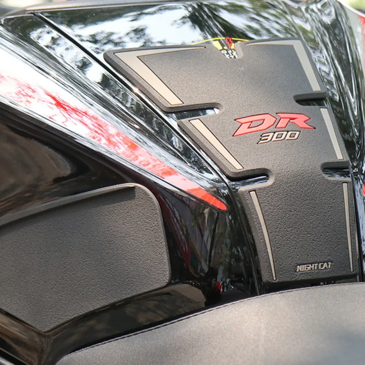 

Motorcycle Fuel Tank Sticker, Body Anti-skid Modified Fishbone Anti Scratch for Suzuki Dr300