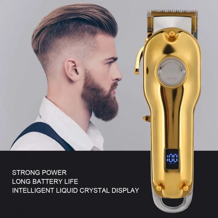 Professional Electric Hair Clipper Trimmer Cutting Machine US Plug 100-240V Barber Tool Set |