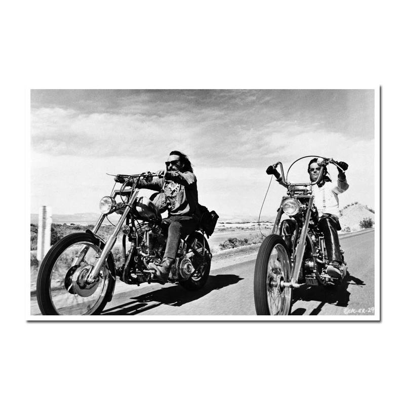 Художественный шелковый или холщовый принт Easy Rider 1969 классический популярный