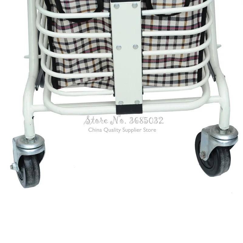 Последний дешевый пожилой скутер складной корзина с деревянным сиденьем