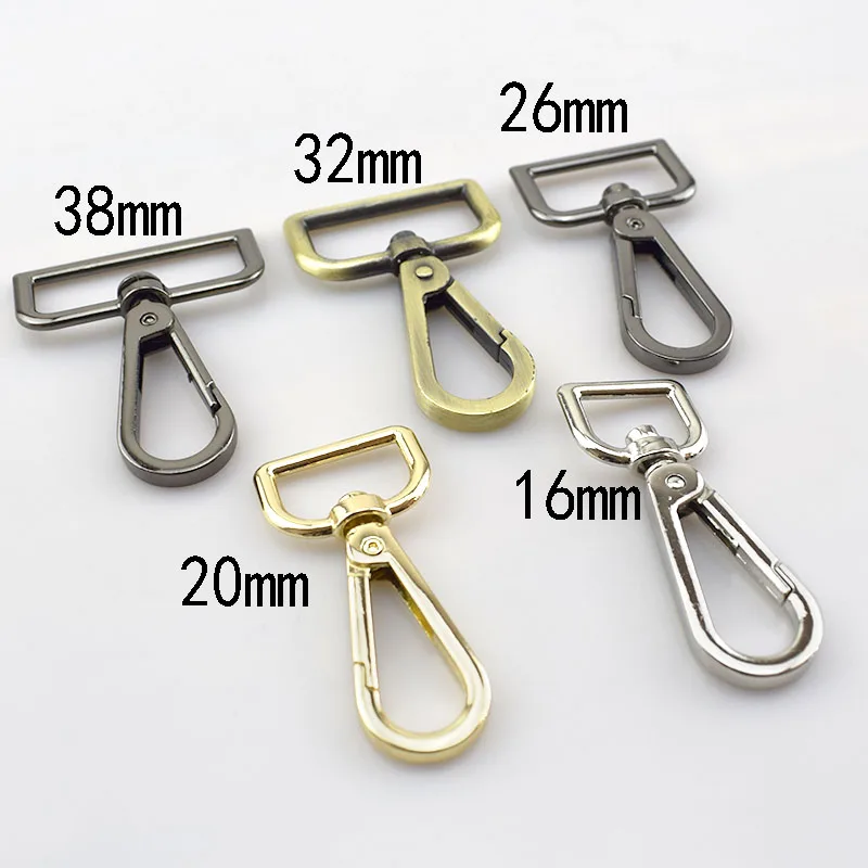 Meetee 2 шт. 16 38 мм металлическая сумка Пряжка для багажа собаки сделай сам брелок