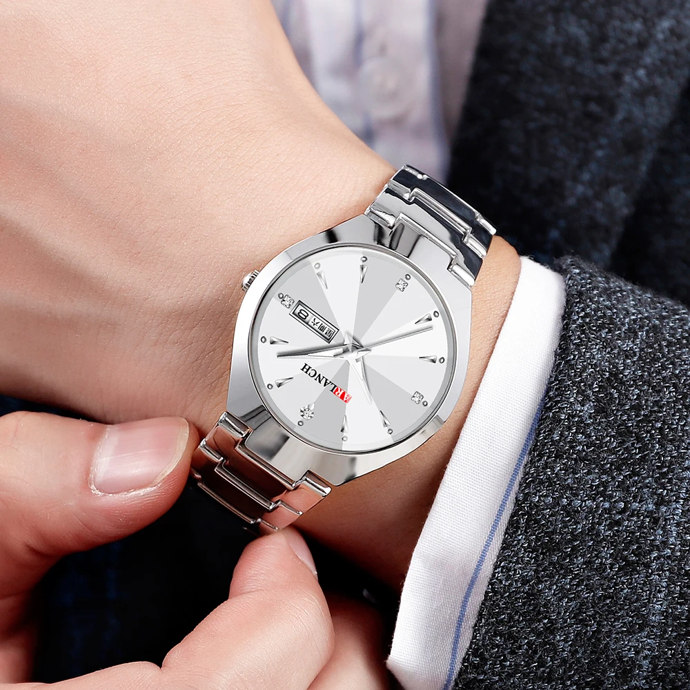 Часы наручные ARLANCH для влюбленных брендовые Роскошные Кварцевые с календарем