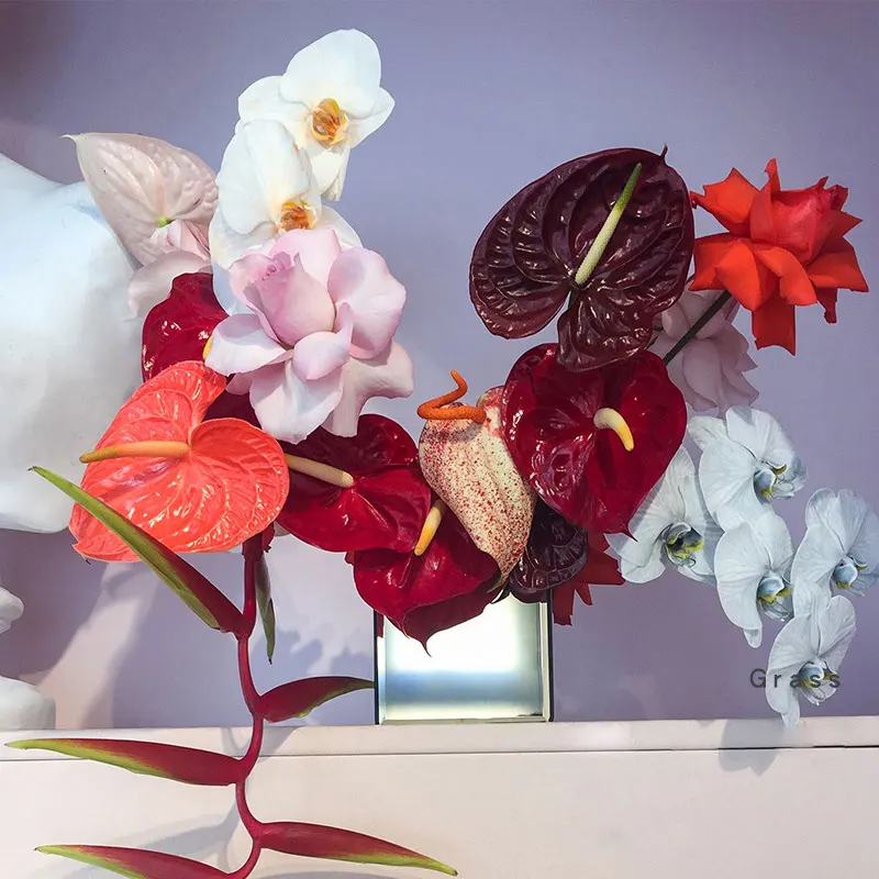 Силиконовая форма для макияжа Anthurium Spadix лепестки цветов инструмент украшения
