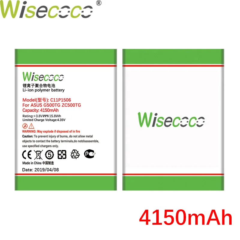 Wisecoco C11P1506 4150 мАч продукт Аккумулятор для ASUS Live G500TG ZC500TG Z00VD ZenFone Go 5,5 дюймовый аккумулятор для телефона