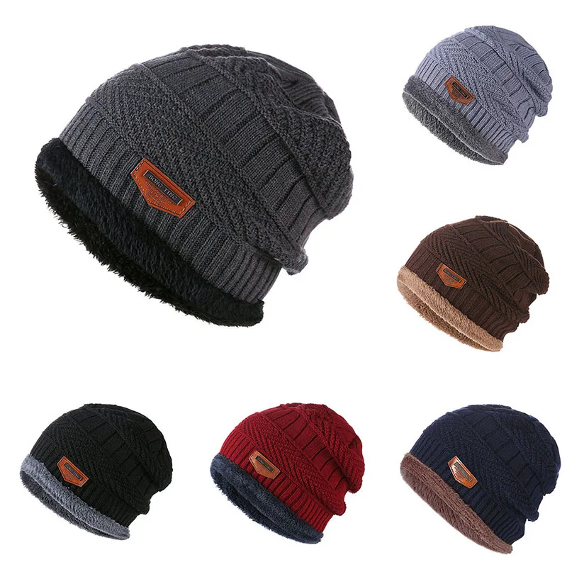 Комплект из 2 предметов зимняя шапочка шарф теплая вязаная Осенняя шляпа шапка с