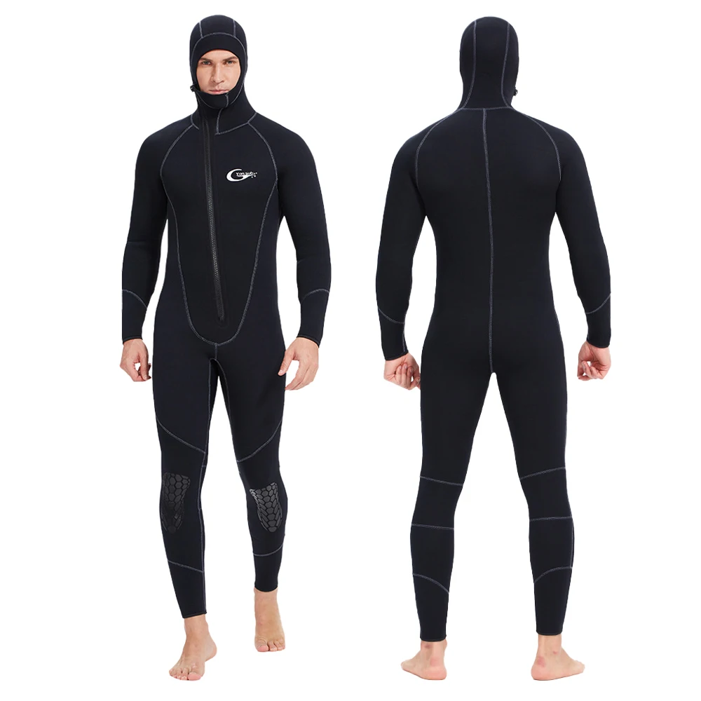 Неопреновый Мужской гидрокостюм 7 мм 5 3 1 костюм для подводной охоты дайвинга