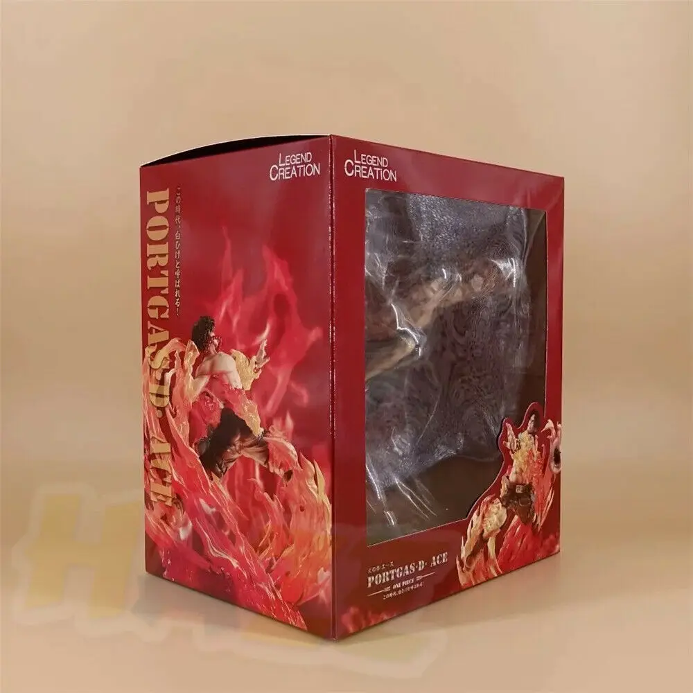 Статуэтка Аниме One Piece Portgas. D. Ace ПВХ экшн фигурка игрушки Коллекционная модель GK в