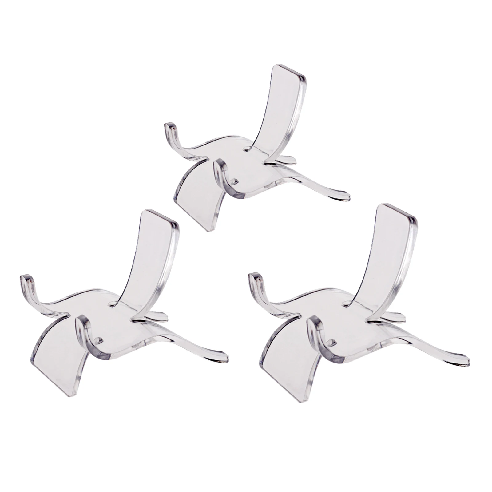 

10 Pcs Acrylic Mineral Display Stand Suport Base for Fossils Minerals Jewelry