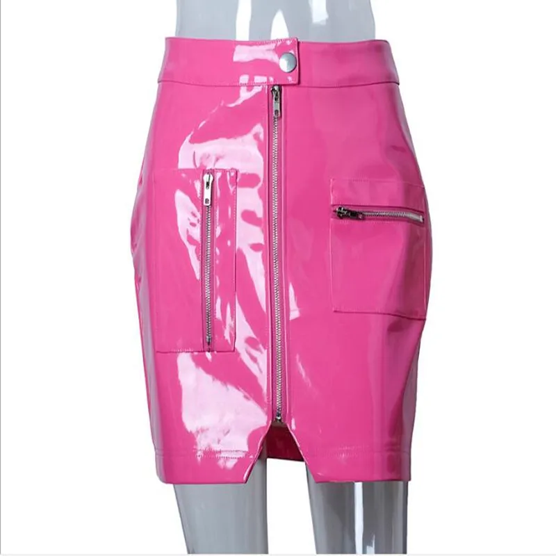 Женская юбка с завышенной талией однотонная облегающая трапециевидной формы на