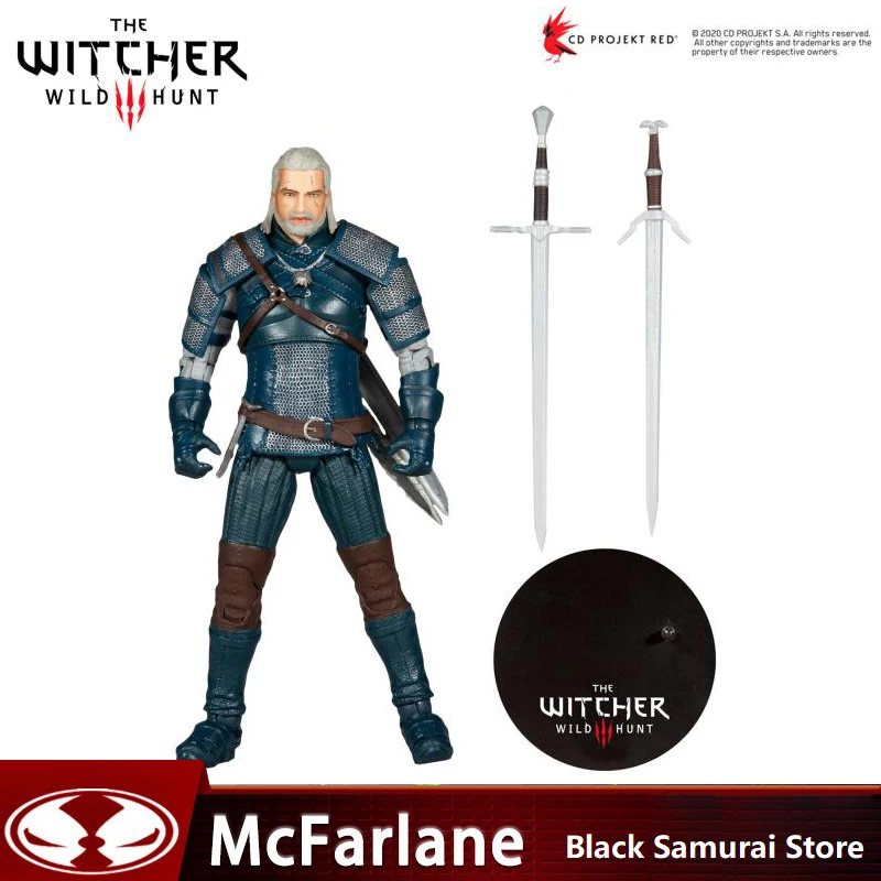 

McFarlane Ведьмак 3: Дикая Охота гералт ривии Viper armor 7 дюймов Коллекционные фигурки аниме экшн-фигурки модели игрушки