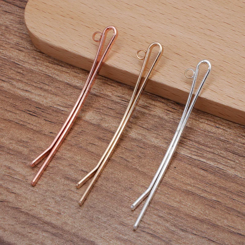 100 шт. заколки для волос с петлей женщин женские невидимые волнистые